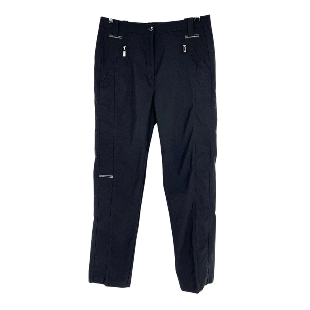 Jamie Sadock Golf Pants Womens Size 8 Black Stretch Performance Fabric 30in